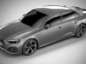 Audi RS4 Sedan 2020 3D Model
