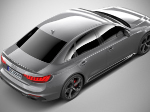 Audi RS4 Sedan 2020 Model 3D