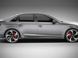 Audi RS4 Sedan 2020 3D Model