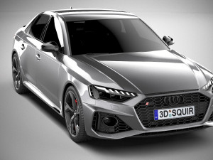 Audi RS4 Sedan 2020 Model 3D
