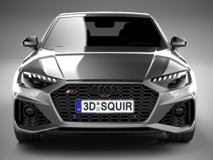 Audi RS4 Sedan 2020 Model 3D
