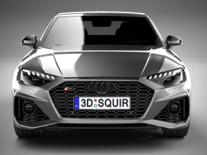 Audi RS4 Sedan 2020 3D Model