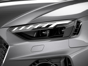 Audi RS4 Sedan 2020 Model 3D