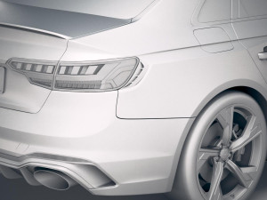 Audi RS4 Sedan 2020 Model 3D
