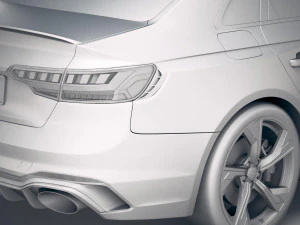 Audi RS4 Sedan 2020 3D Model