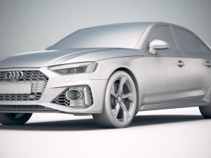 Audi RS4 Sedan 2020 Model 3D
