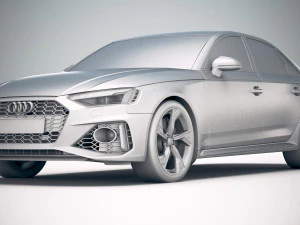 Audi RS4 Sedan 2020 3D Model