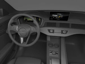 Audi RS4 Sedan 2020 3D Model