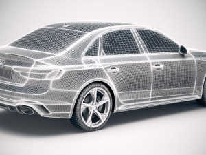 Audi RS4 Sedan 2020 Model 3D