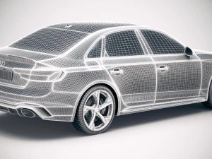 Audi RS4 Sedan 2020 3D Model