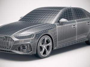 Audi RS4 Sedan 2020 Model 3D