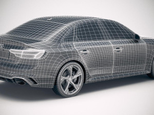 Audi RS4 Sedan 2020 Model 3D