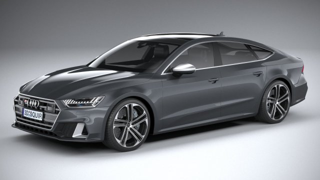 Audi S7 Sportback 2020 3D मॉडल .c4d .max .obj .3ds .fbx .stl .blend