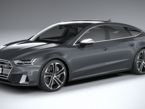 Audi S7 Sportback 2020 3D 模型