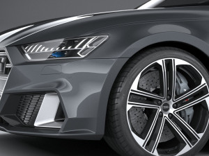 Audi S7 Sportback 2020 3D मॉडल