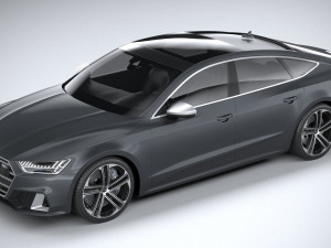 Audi S7 Sportback 2020 3D मॉडल