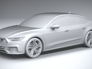 Audi S7 Sportback 2020 3D मॉडल