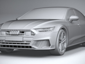 Audi S7 Sportback 2020 3D मॉडल