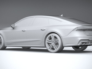 Audi S7 Sportback 2020 3D मॉडल