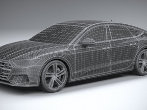 Audi S7 Sportback 2020 3D मॉडल