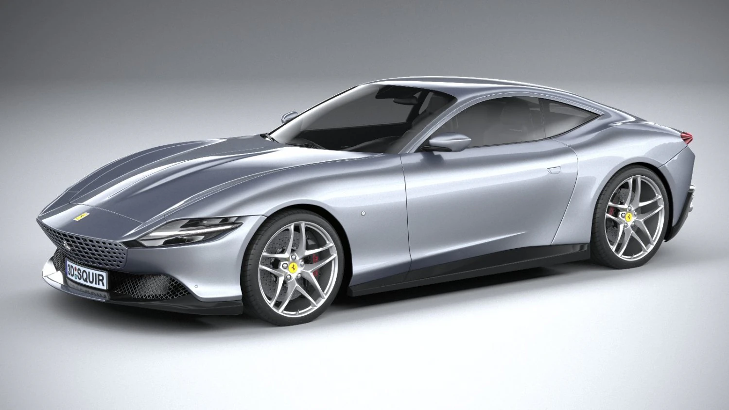 Ferrari Roma 2020 3D Model .c4d .max .obj .3ds .fbx .stl .blend 