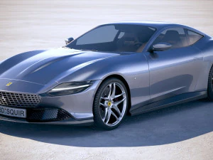 Ferrari Roma 2020 vray 3D Modell