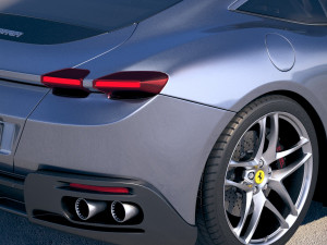 Ferrari Roma 2020 vray Modèle 3D