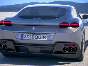 Ferrari Roma 2020 vray Modèle 3D