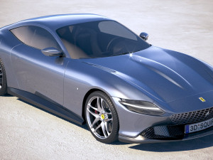 Ferrari Roma 2020 vray Modèle 3D