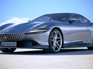 Ferrari Roma 2020 vray Modèle 3D