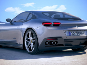 Ferrari Roma 2020 vray Modèle 3D