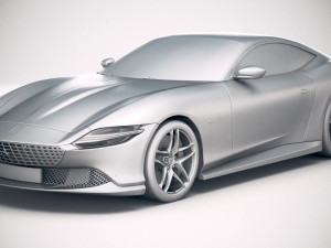 Ferrari Roma 2020 vray Modèle 3D