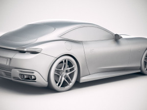 Ferrari Roma 2020 vray Modèle 3D