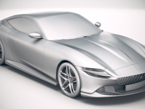 Ferrari Roma 2020 vray Modèle 3D