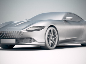 Ferrari Roma 2020 vray Modèle 3D