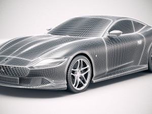 Ferrari Roma 2020 vray Modèle 3D