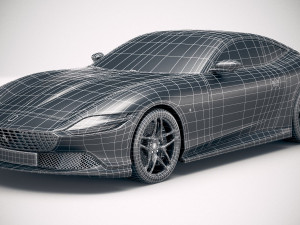 Ferrari Roma 2020 vray Modèle 3D