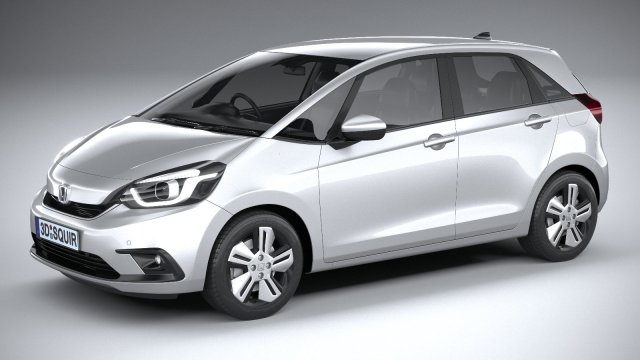 Honda Jazz 2020 Modelo 3D .c4d .max .obj .3ds .fbx .stl .blend