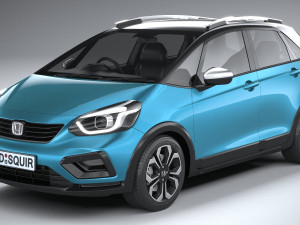 Honda Jazz Crosstar 2020 3D Модель