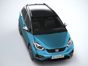 Honda Jazz Crosstar 2020 3D Модель