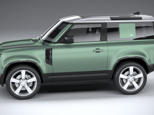 Land Rover Defender 90 2020 3D मॉडल