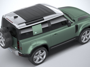 Land Rover Defender 90 2020 3D मॉडल