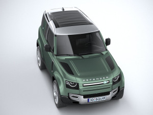 Land Rover Defender 90 2020 3D मॉडल