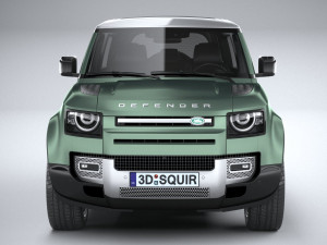 Land Rover Defender 90 2020 3D मॉडल