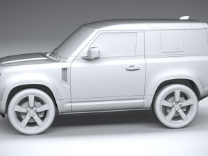 Land Rover Defender 90 2020 3D मॉडल