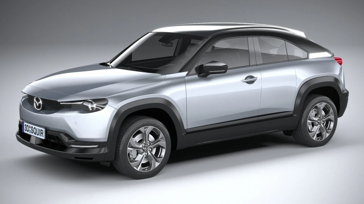 Mazda MX-30 2021 3D Model .c4d .max .obj .3ds .fbx .stl .blend