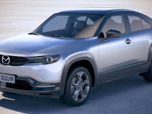 Mazda MX-30 2021 vray 3D Model