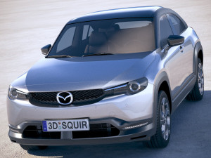 Mazda MX-30 2021 vray Model 3D