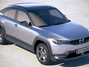 Mazda MX-30 2021 vray Model 3D