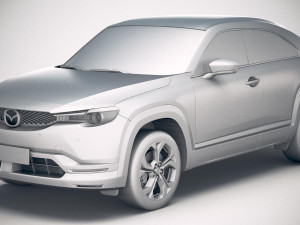 Mazda MX-30 2021 vray Model 3D